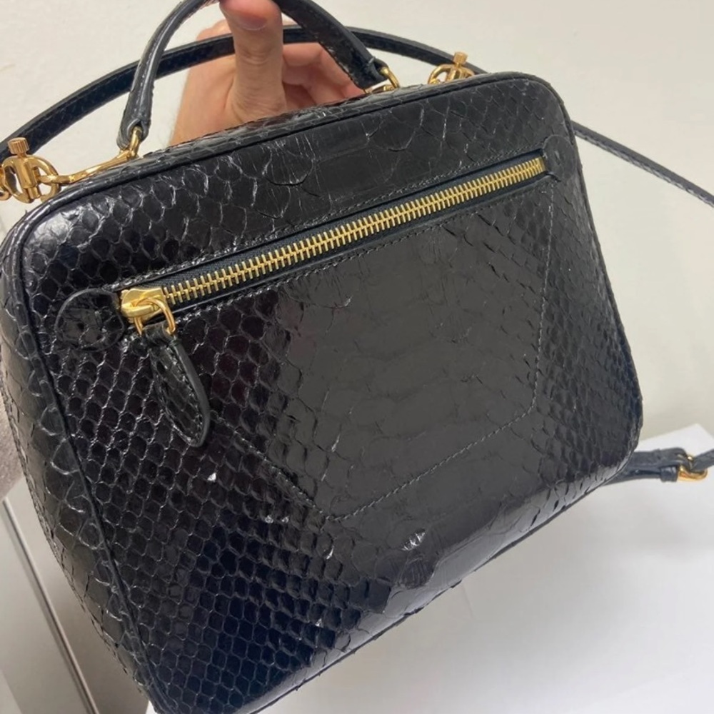 Mark Cross Laura Python HandBag - Picture 12 of 12